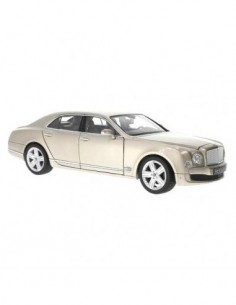 Bentley Mulsanne 2010 Dorée – Rastar 1/18 – Miniature Collection état Neuf En Boîte