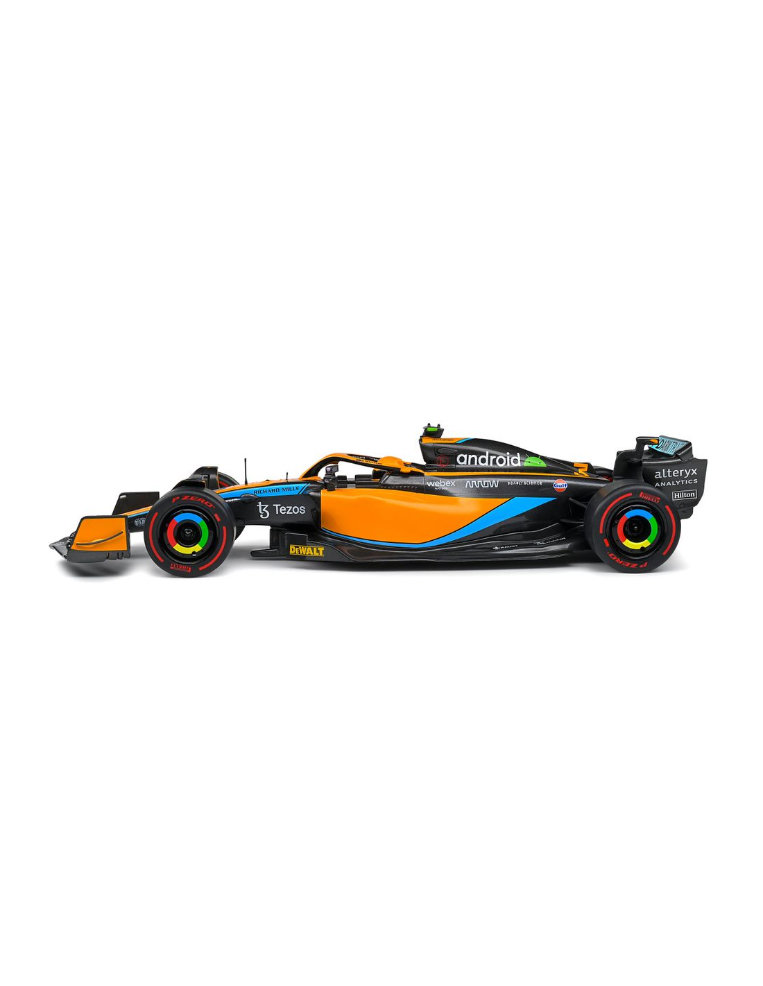 Bburago 1/43 Scale McLaren MCL36 F1 Car Diecast Model - Daniel Ricciardo #3, Alloy Body, Official Licensed - View #2
