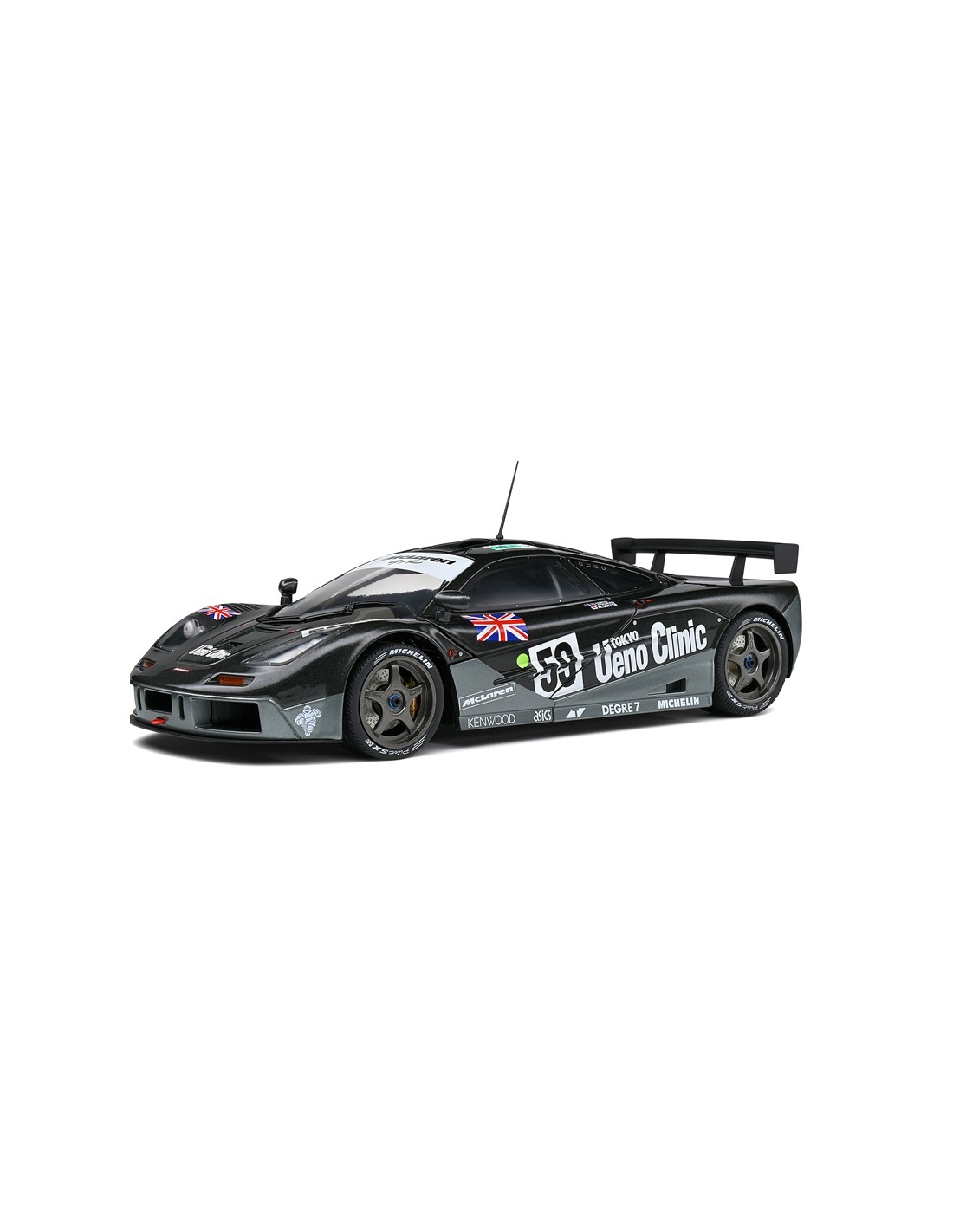 Miniature McLaren F1 GT-R Short Tail – 24H Le Mans 1996 – Solido 1/18