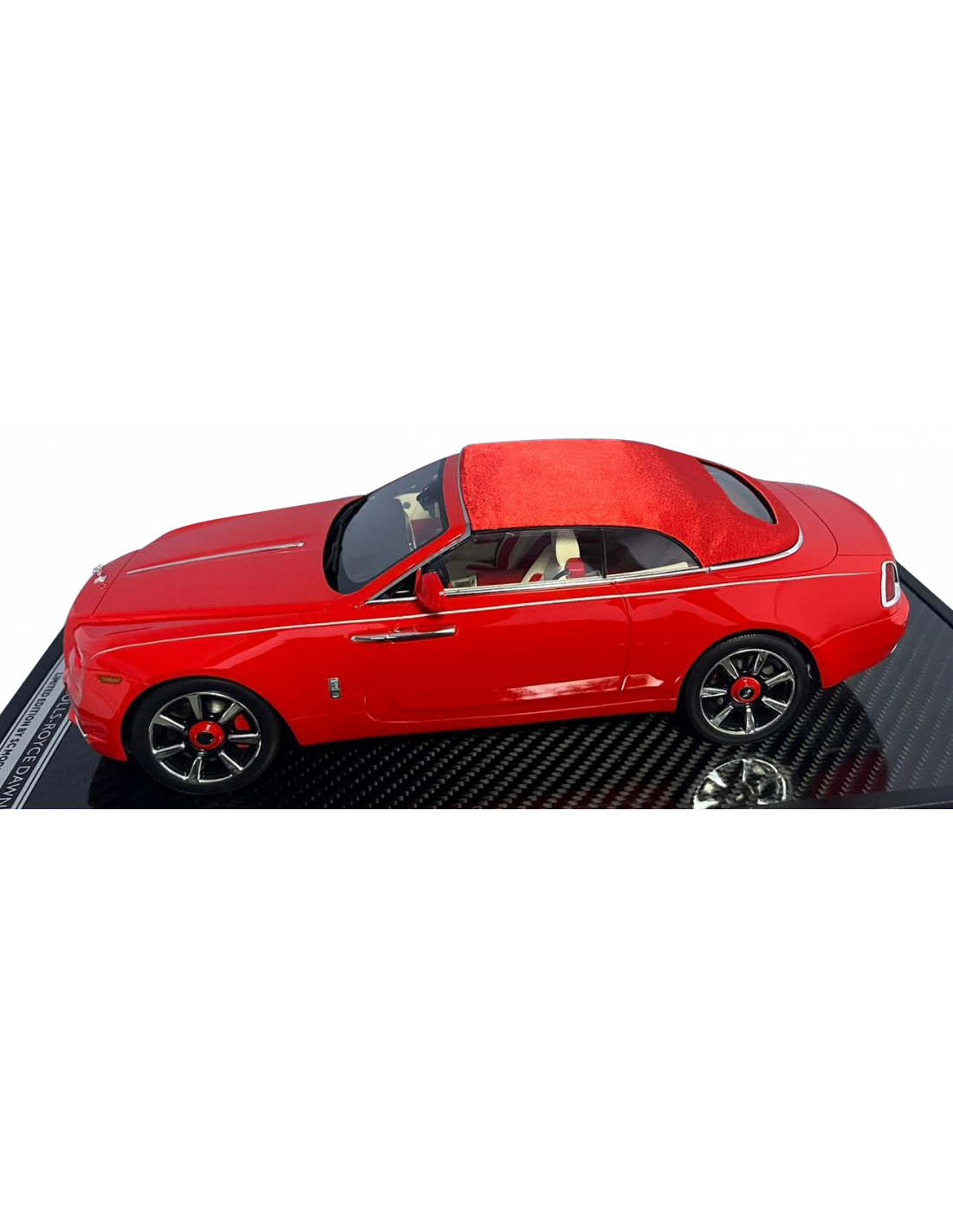Voiture Miniature Rolls Royce Dawn Red1/18 SCRRDR SC MODELS