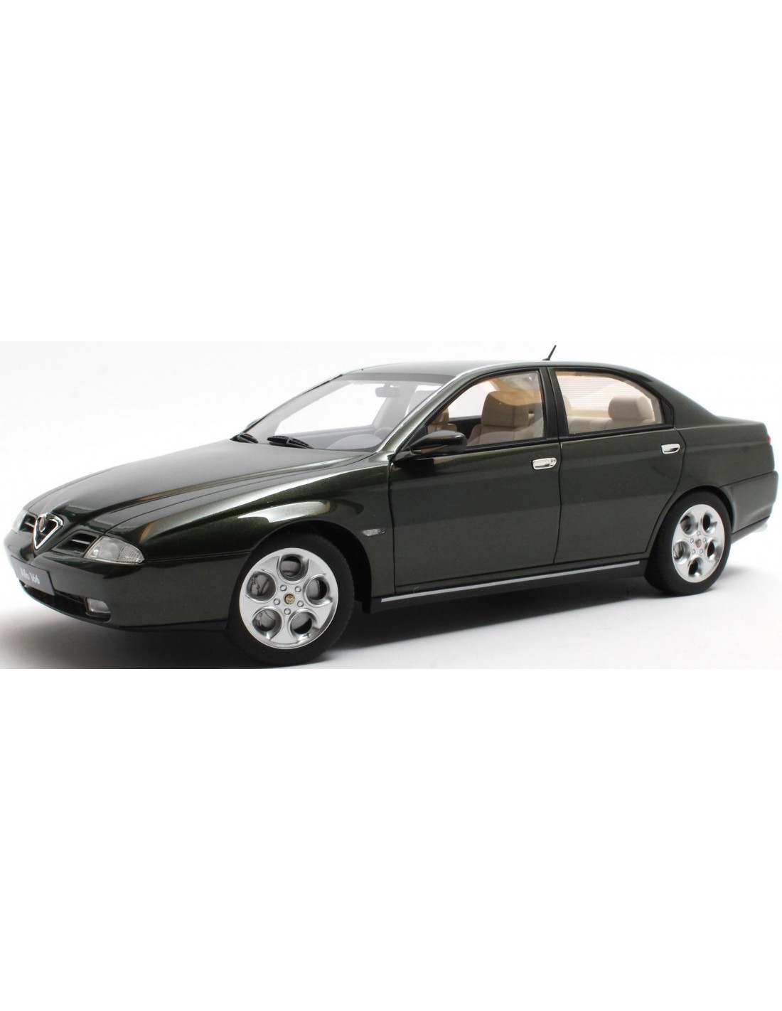Cult Models CLTL0197-1 Alfa Romeo 166 Super 3.0 – Vert Métallisé – 1/18 – Résine – Neuf (prévente)
