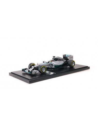 Miniature Minichamps Mercedes W05 Hamilton - GP Japon 2014 - Pneus Pluie - 1/43