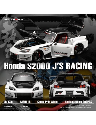 Honda S2000 J'S Racing White 1/18 -...