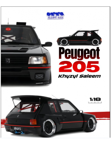 Peugeot 205 KHYZYL SALEEM 2018 1/18 -...