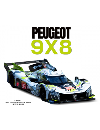 Peugeot 9X8 No93 Qatar 2025 1/18 -...
