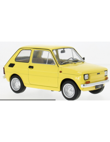 Fiat 126 1972 Yellow 1/18 - MCG18667 MCG