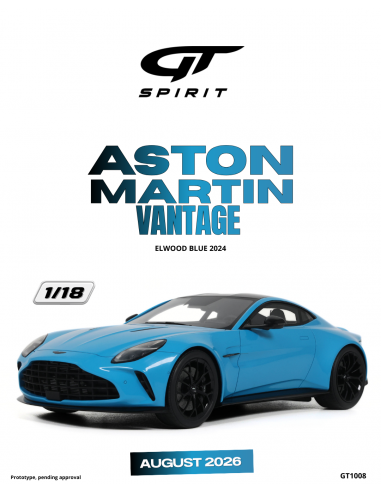 Aston Martin Vantage 2024 Blue 1/18 -...