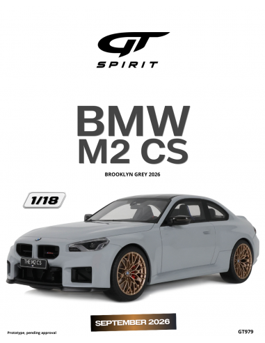 BMW M2 CS 20236 Grey 1/18 - GT979 GT...