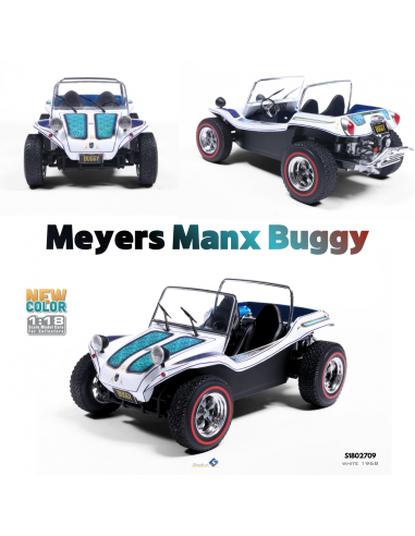 Meyers Manx Buggy 1968 White 1/18 -...