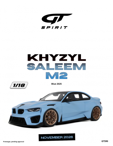 BMW M2 KHYZYL SALEEM 2025 Blue 1/18 -...