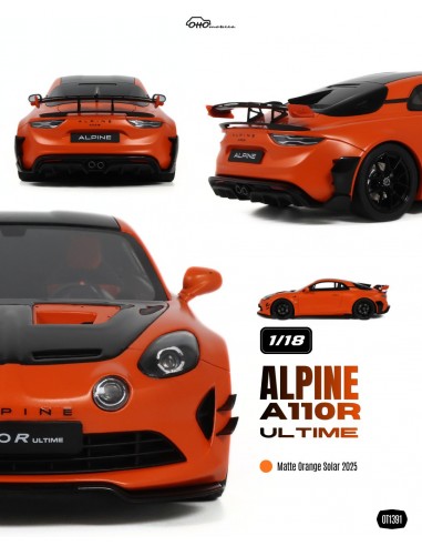 Alpine A110R Ultime 2025 Orange 1/18...