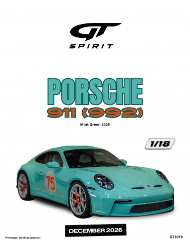 Porsche 911 (992) 2025 Mint Green...