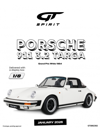 Porsche 911 3.2 Targa 1984 White 1/8...