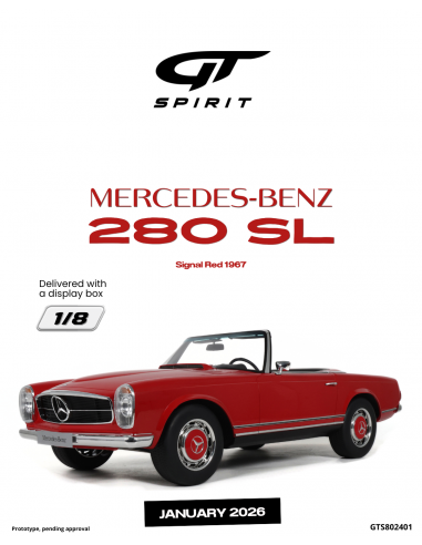Mercedes 280 SL 1967 Red 1/8 -...
