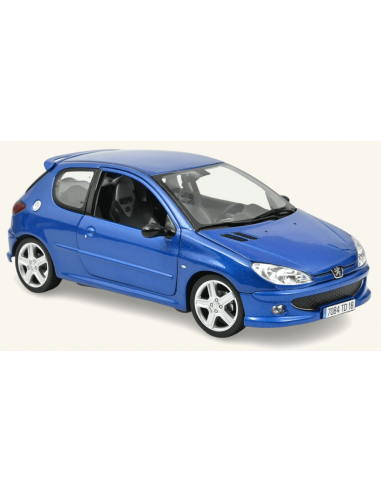 Peugeot 206 RC 2003 Recif Blue 1/18 -...