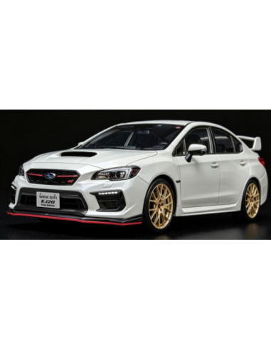 Subaru WRX STI EJ20 White 1/18 -...