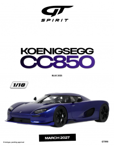 Koenigsegg CC850 2025 Blue...