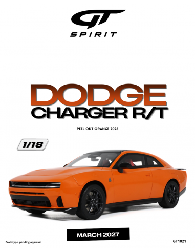 Dodge Charger R/T 2026 Orange 1/18 -...