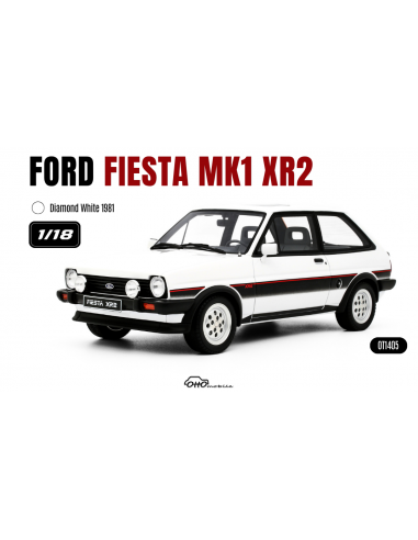 Ford Fiesta MK1 XR2 1981 White 1/18 -...